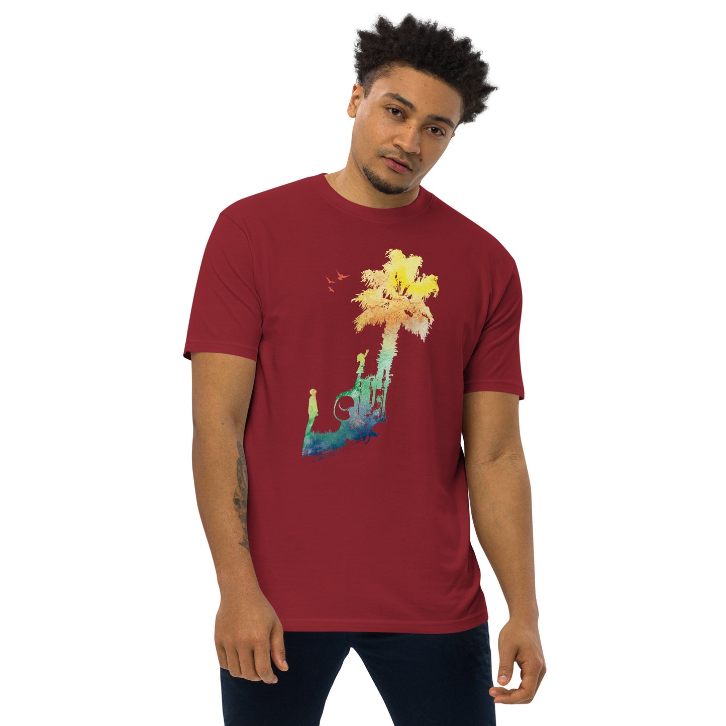 Hidden Danger Men’s premium heavyweight tee
