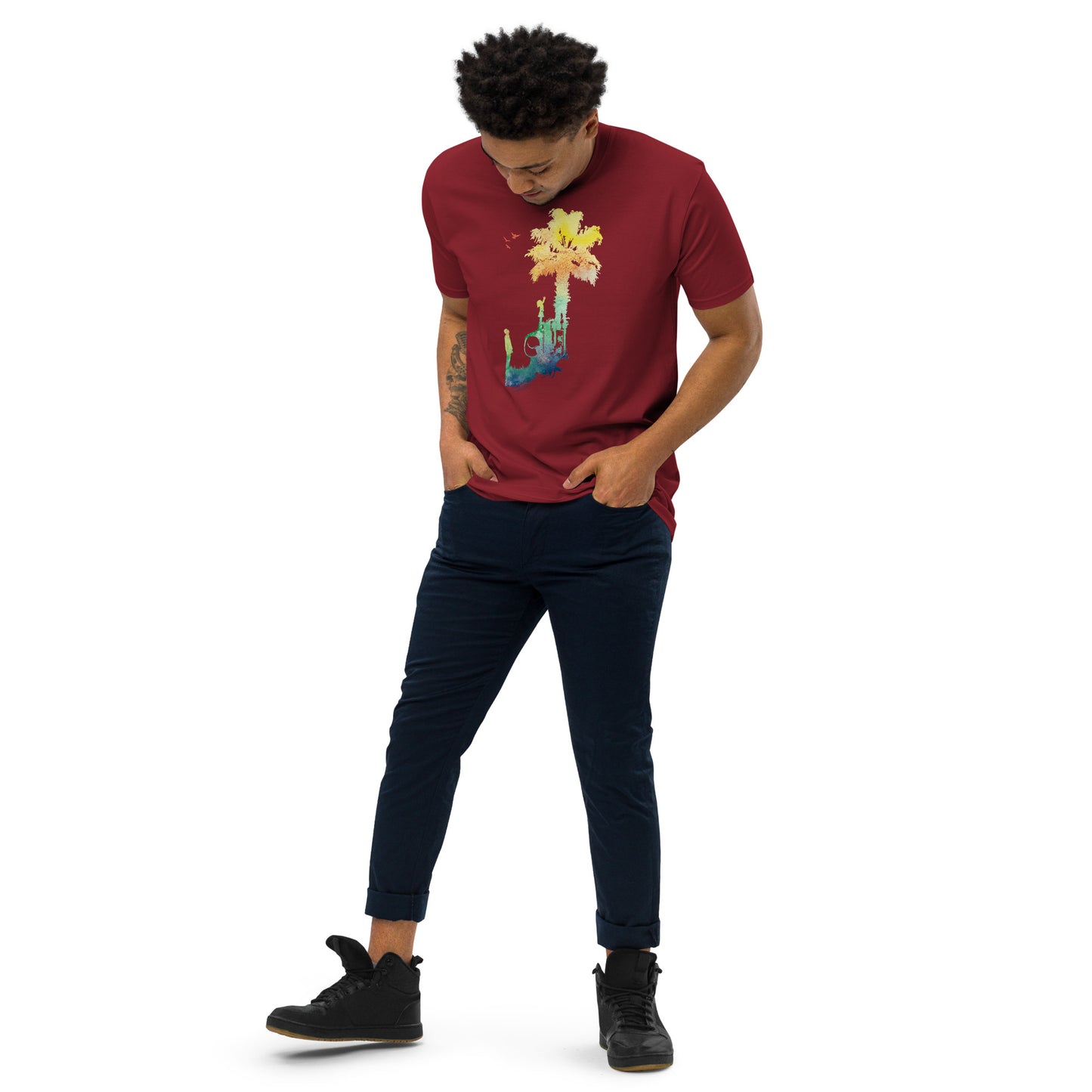 Hidden Danger Men’s premium heavyweight tee