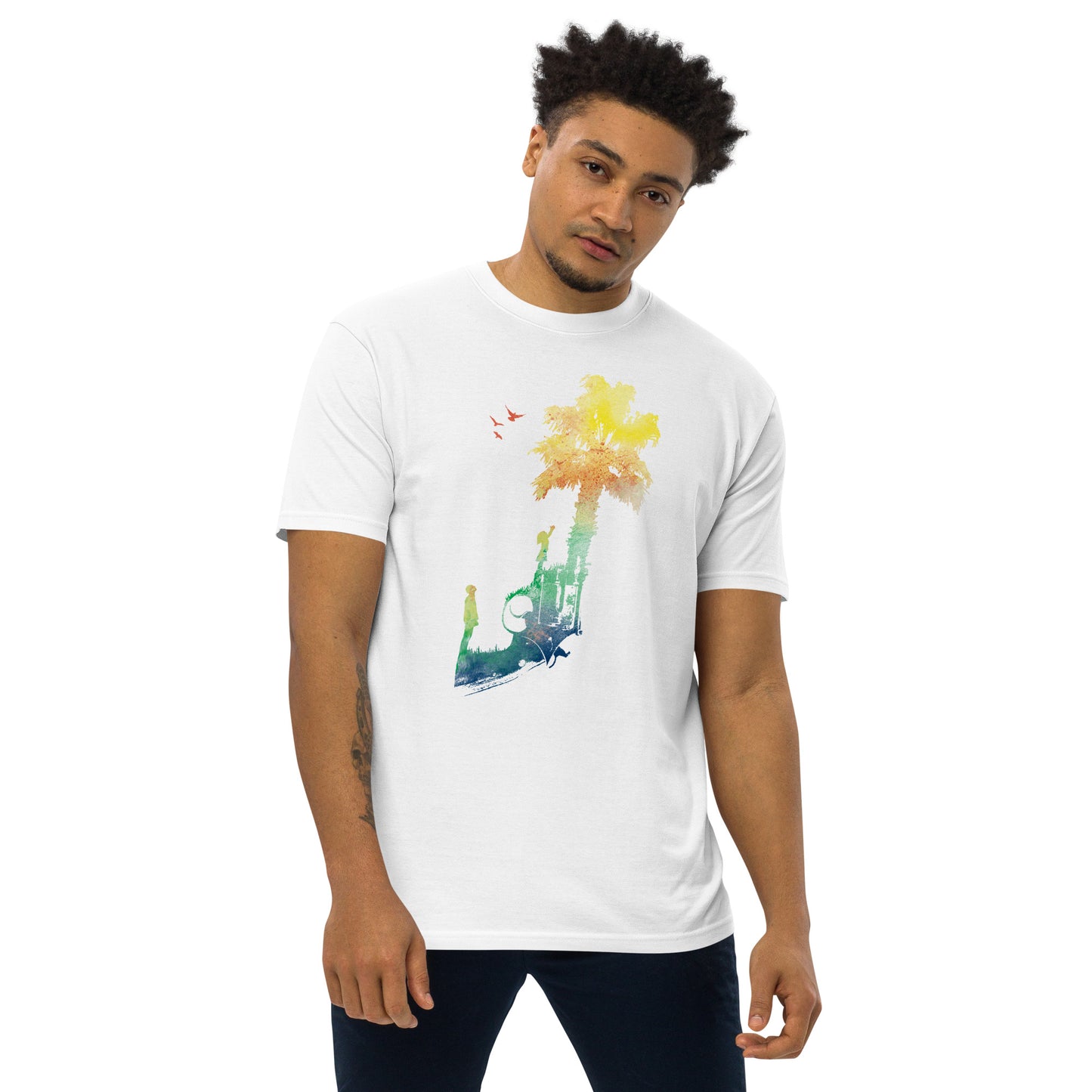 Hidden Danger Men’s premium heavyweight tee