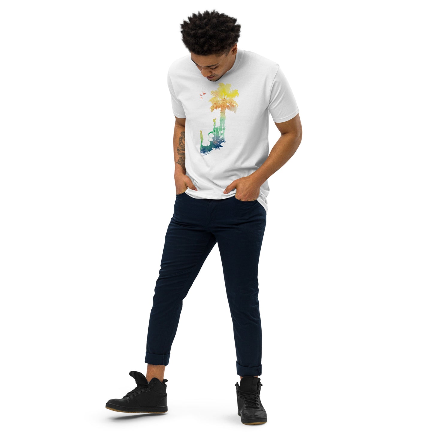 Hidden Danger Men’s premium heavyweight tee