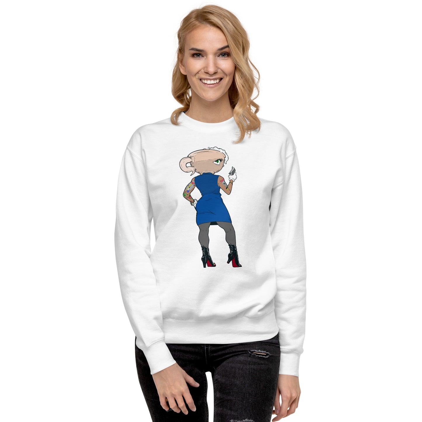 Gusto Secret Agent Unisex Premium Sweatshirt