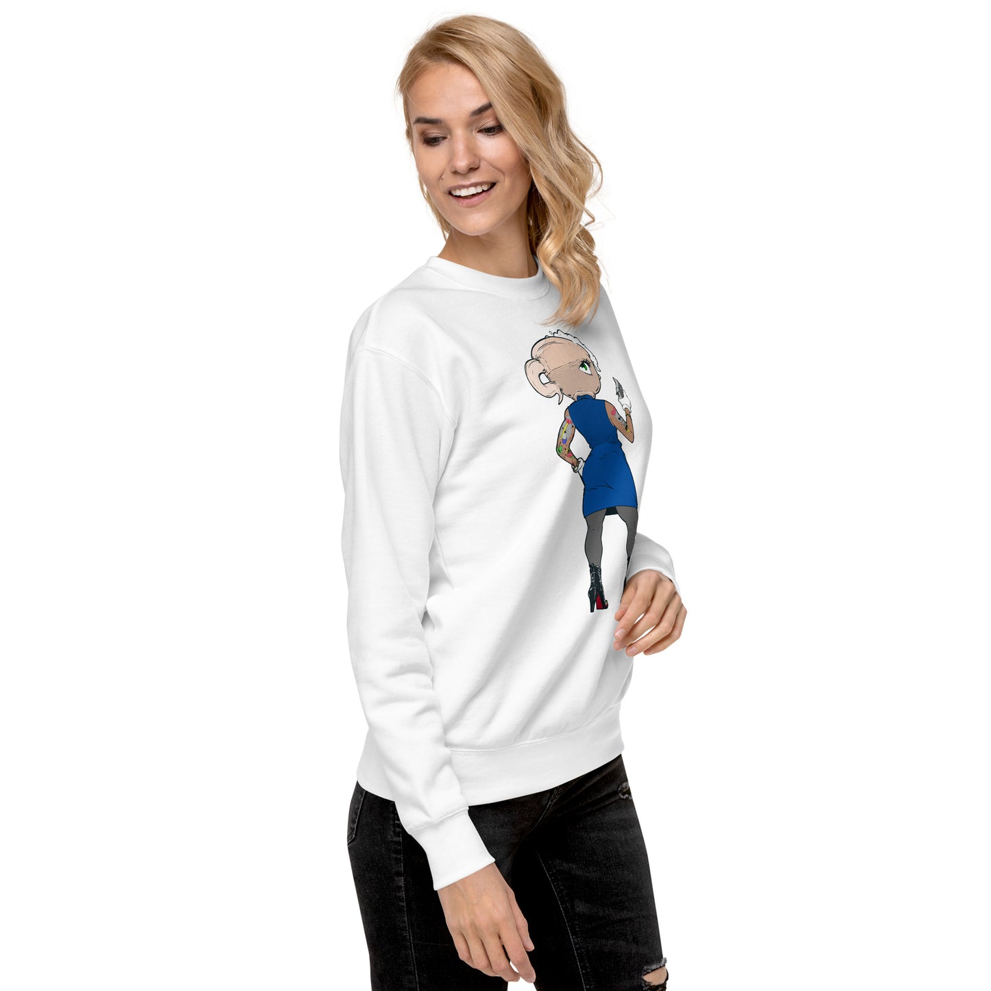 Gusto Secret Agent Unisex Premium Sweatshirt