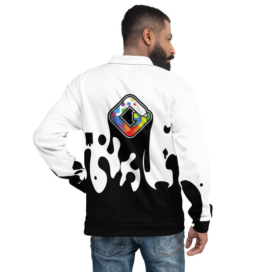 Gusto Art Drip Unisex Bomber Jacket