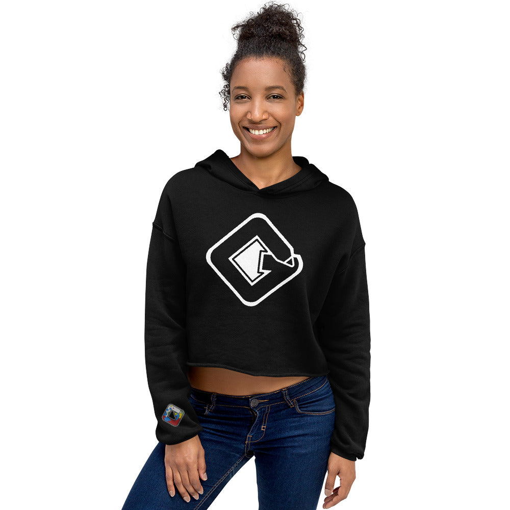 Gusto Art Crop Hoodie